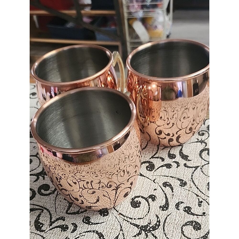 Eco One by Silvertone Intenational  Moscow Mule Mugs - Set of 3